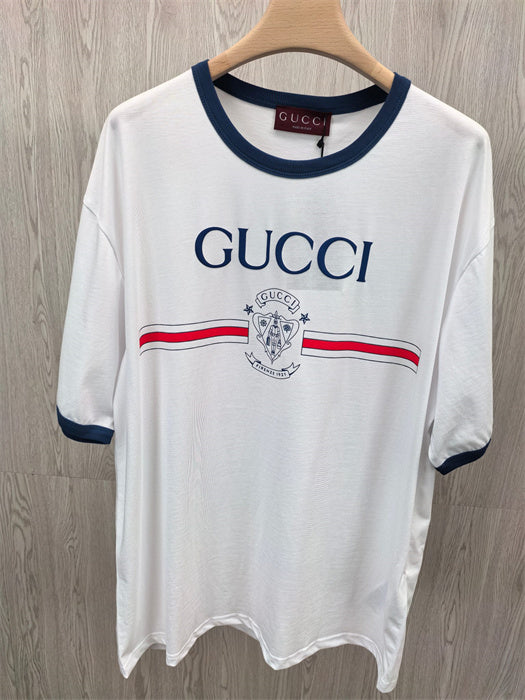 Gucci Gg Logo Ringer Style T‑shirt