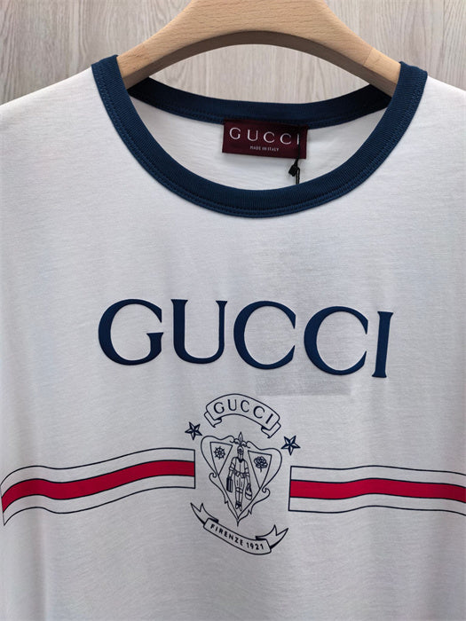 Gucci Gg Logo Ringer Style T‑shirt
