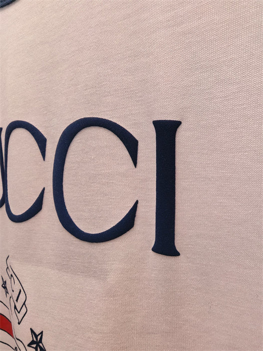 Gucci Gg Logo Ringer Style T‑shirt