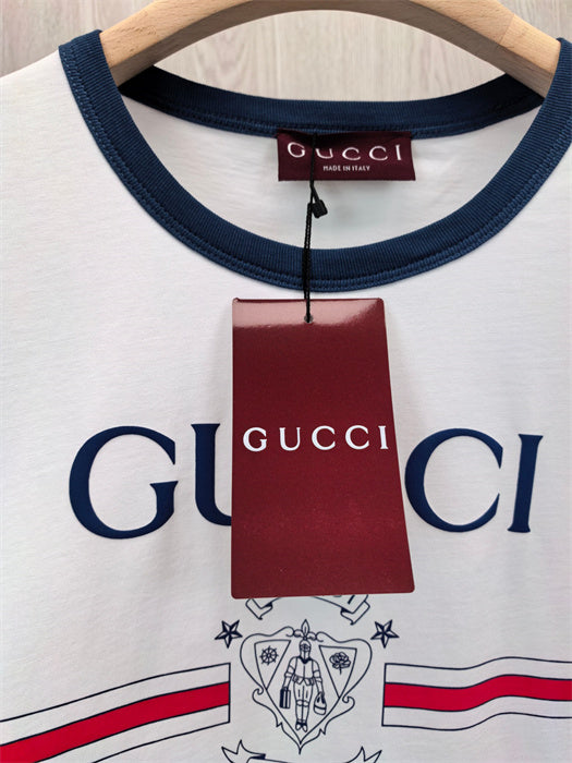 Gucci Gg Logo Ringer Style T‑shirt