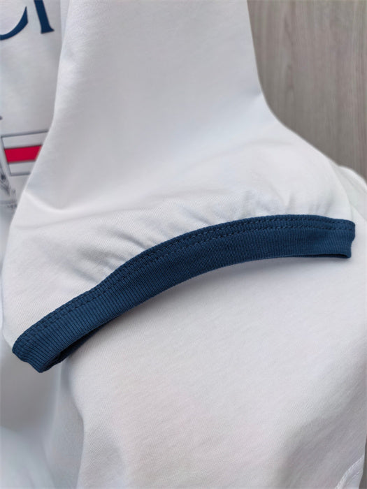 Gucci Gg Logo Ringer Style T‑shirt
