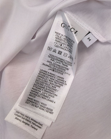 Gucci Gg Logo Ringer Style T‑shirt