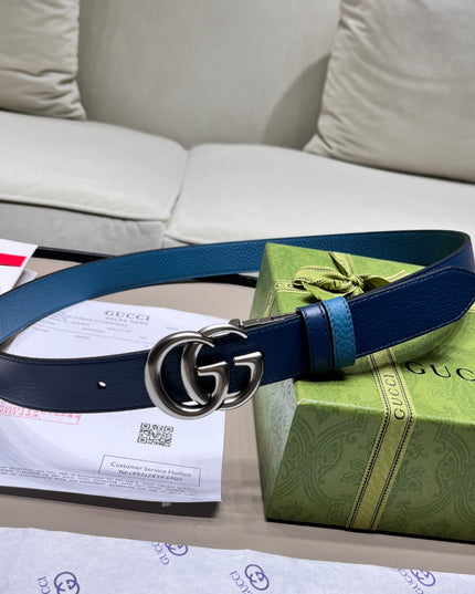 Gucci Gg Marmont Reversible Thin Belt – 643847