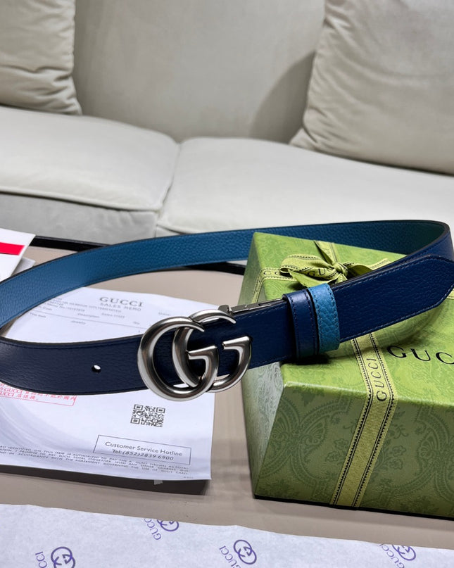 Gucci Gg Marmont Reversible Thin Belt – 643847