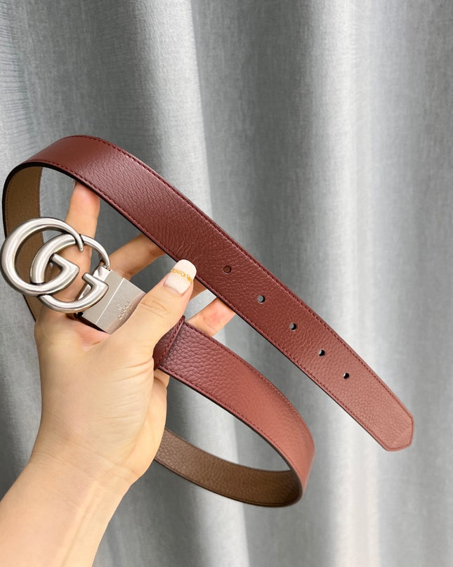 Gucci Gg Marmont Reversible Thin Belt – 643847