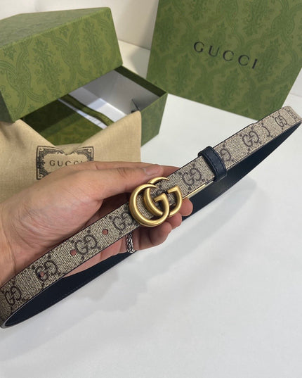 Gucci Gg Marmont Reversible Thin Belt – 659418