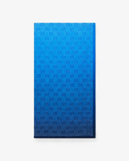 Gucci Gradient Blue GG Cotton Beach Towel
