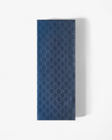 Gucci Gradient GG Wool & Silk Jacquard Stole – Blue