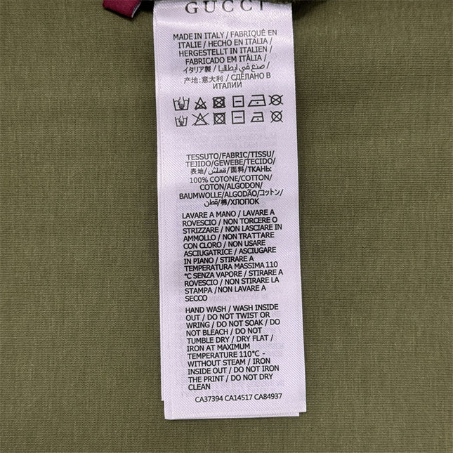 Gucci Green Zip-Up Cotton Hoodie