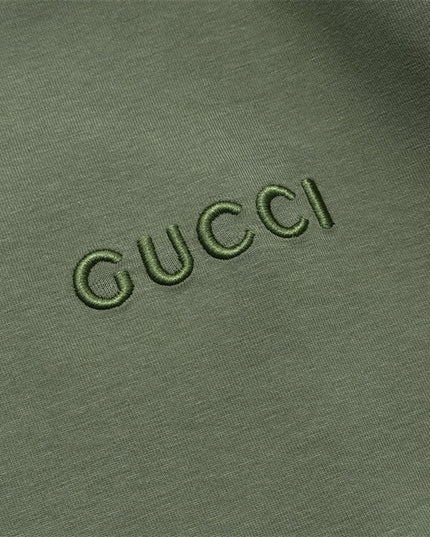 Gucci Green Zip-Up Cotton Hoodie