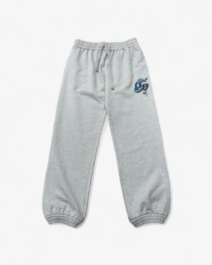 Gucci Grey Joggers with GG Snake Embroidery (Alternate Style)