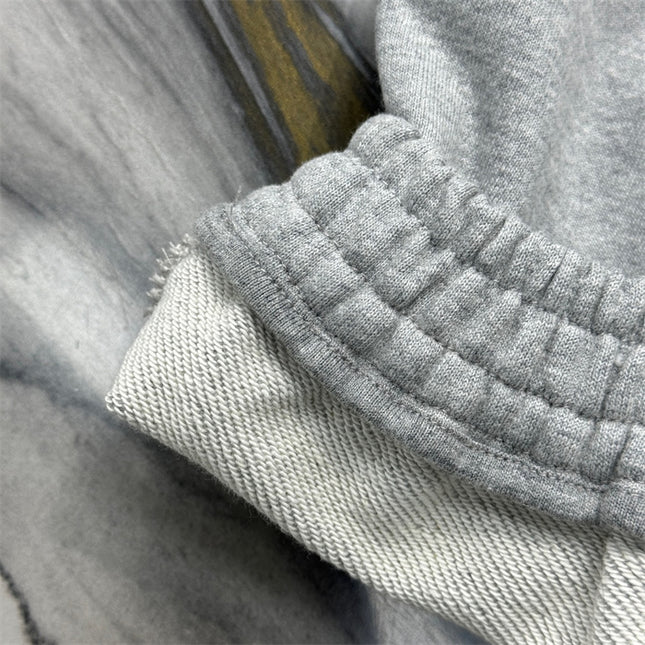 Gucci Grey Sweatpants with Blue Snake GG Embroidery