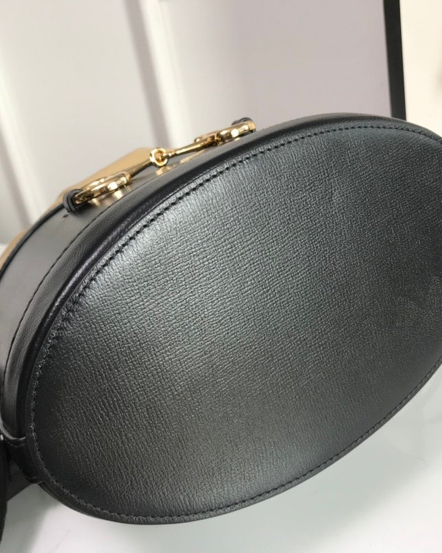 Gucci Horsebit 1955 Bucket Bag 602118 - Beige/Black