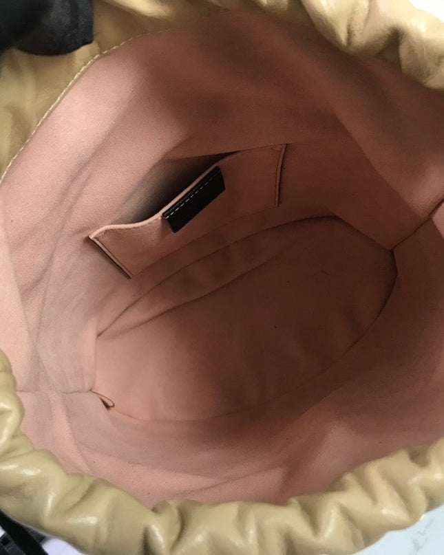 Gucci Horsebit 1955 Bucket Bag 602118 - Beige/Black
