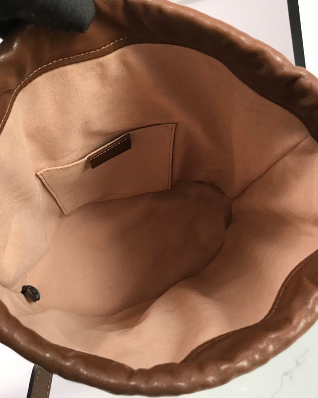 Gucci Horsebit 1955 Bucket Bag 602118 - Browm