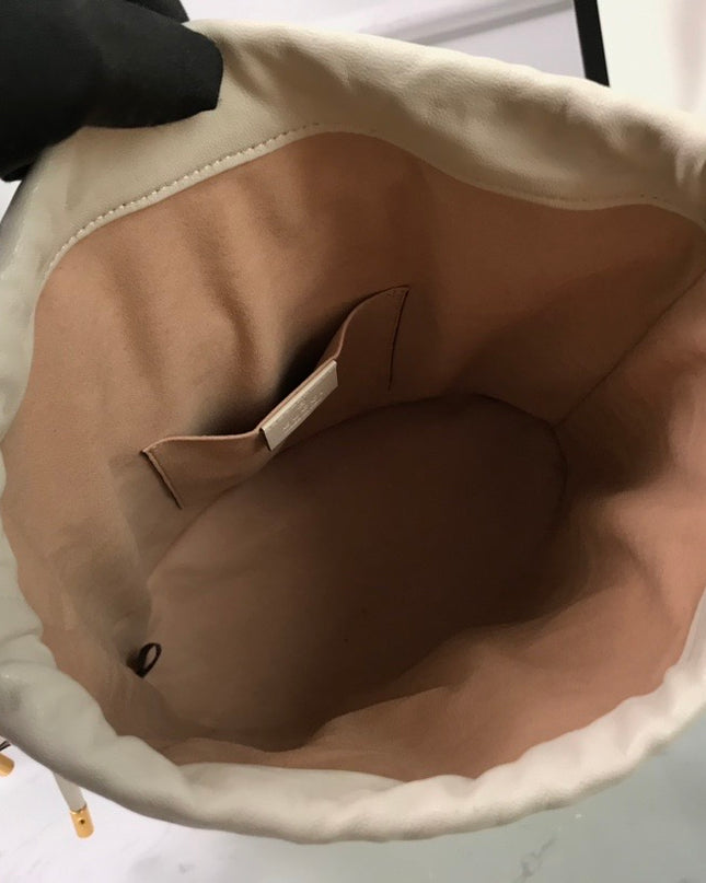 Gucci Horsebit 1955 Bucket Bag 602118 - Cream/Browm