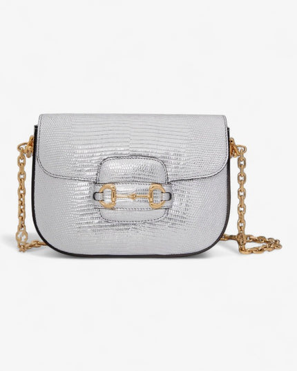 Gucci Horsebit 1955 Lizard Mini Bag 675801