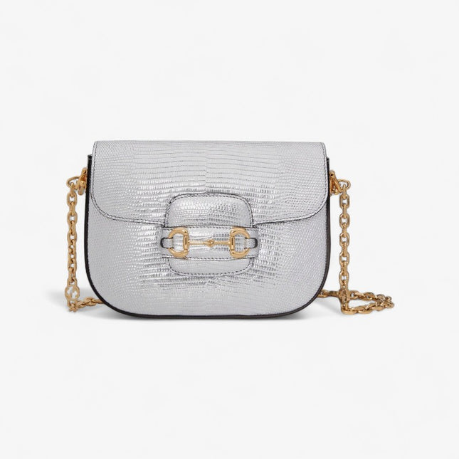 Gucci Horsebit 1955 Lizard Mini Bag 675801