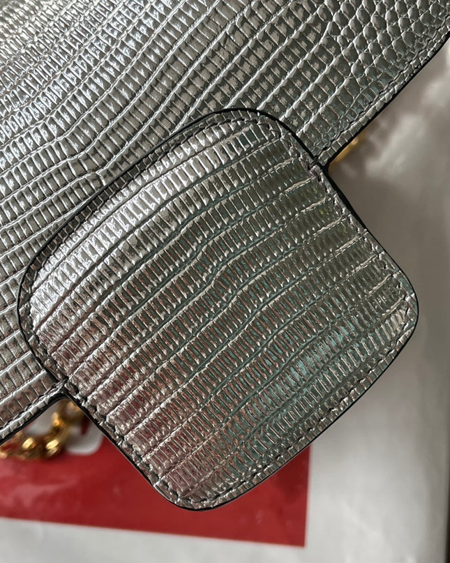 Gucci Horsebit 1955 Lizard Mini Bag 675801
