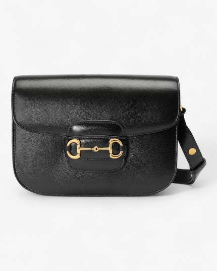 Gucci Horsebit 1955 Black Leather Mini Shoulder Bag