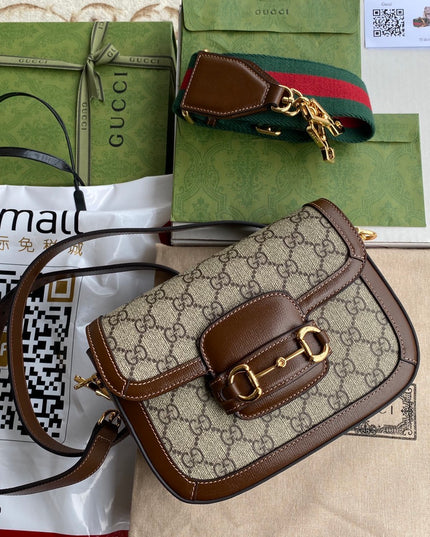 Gucci Horsebit 1955 GG Supreme Mini Shoulder Bag