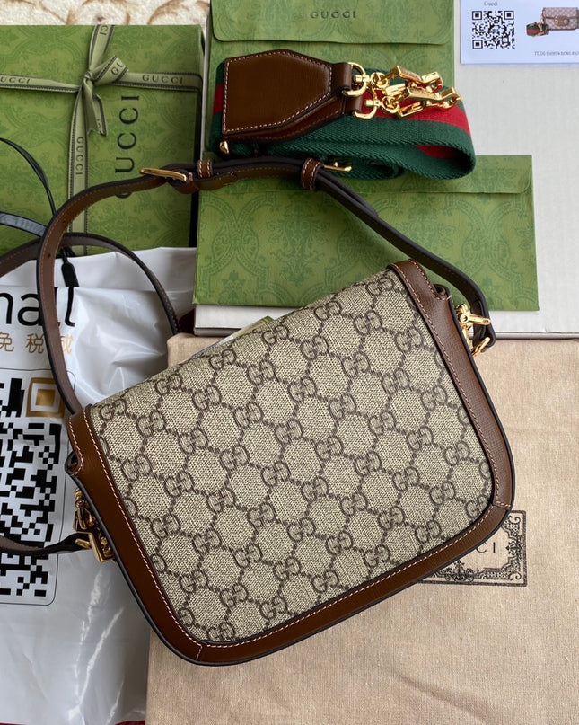 Gucci Horsebit 1955 GG Supreme Mini Shoulder Bag