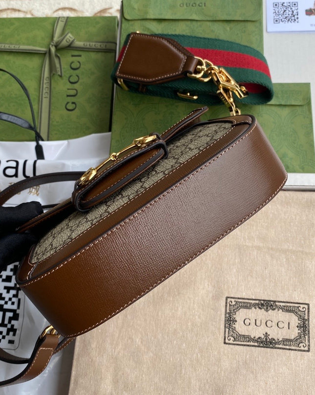 Gucci Horsebit 1955 GG Supreme Mini Shoulder Bag