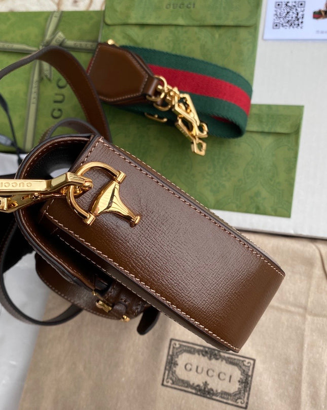 Gucci Horsebit 1955 GG Supreme Mini Shoulder Bag
