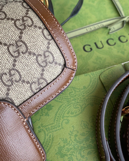 Gucci Horsebit 1955 GG Supreme Mini Shoulder Bag