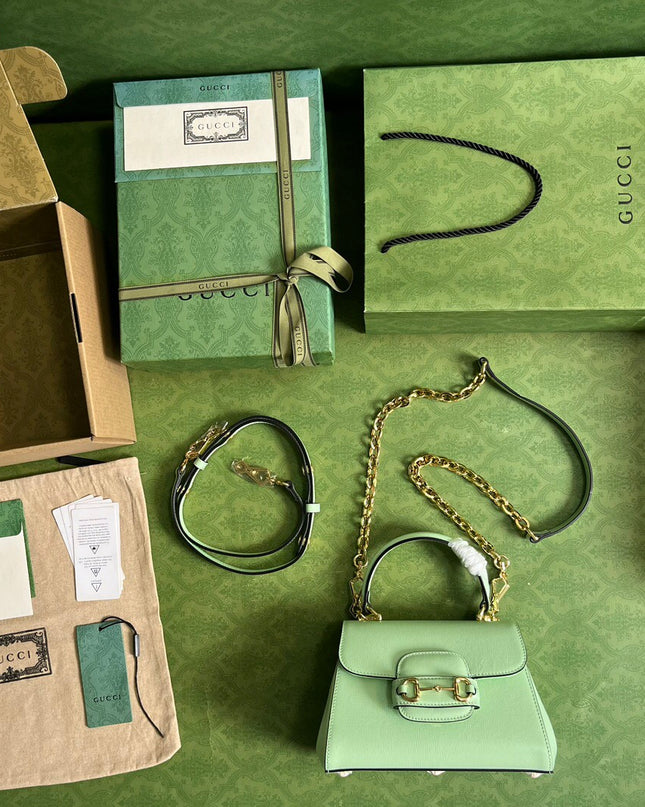Gucci Horsebit 1955 Mini Top Handle Bag 703848