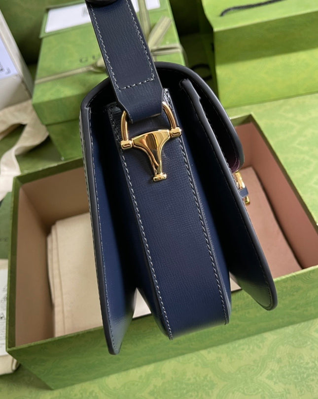 Gucci Horsebit 1955 Shoulder Bag – Pink Corduroy & Black Leather
