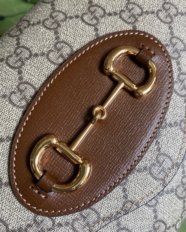 Gucci Horsebit 1955 Small Shoulder Bag – GG Supreme Canvas