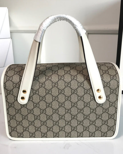 Gucci Horsebit 1955 Small Top Handle Bag 627323 - Grey