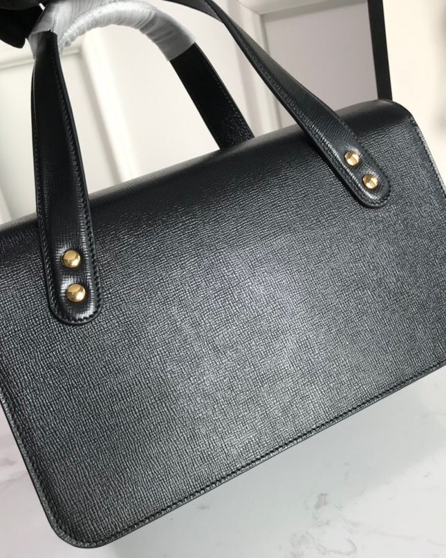 Gucci Horsebit 1955 Small Top Handle Bag 627323 - Black