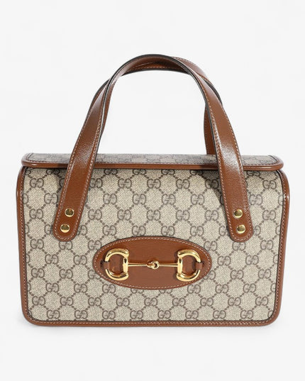 Gucci Horsebit 1955 Small Top Handle Bag 627323 - Brown