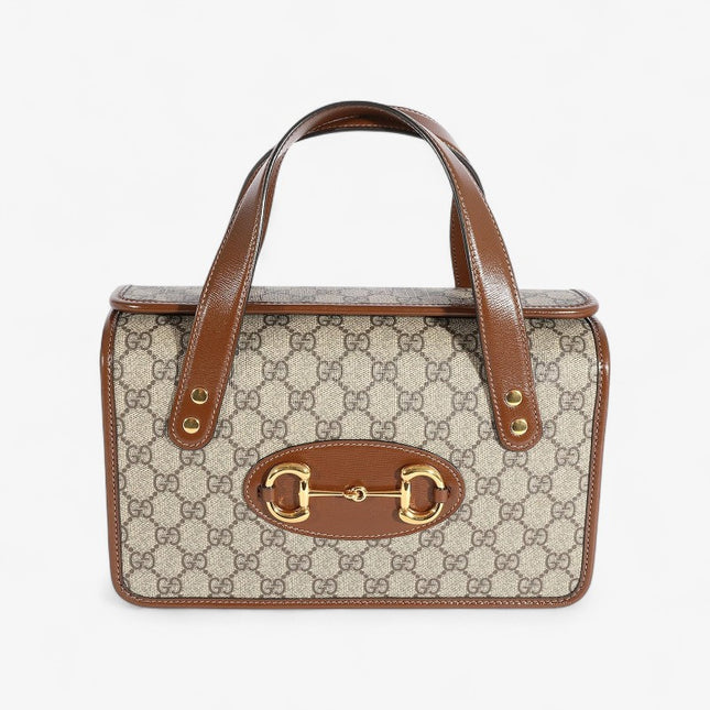 Gucci Horsebit 1955 Small Top Handle Bag 627323 - Brown