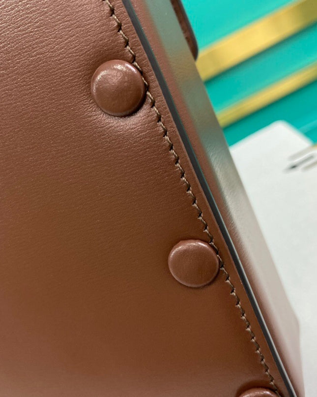 Gucci Horsebit 1955 Brown Leather Mini Phone Bag