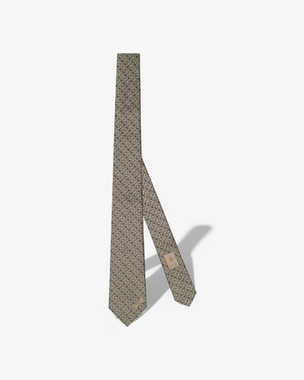 Gucci Horsebit Silk Jacquard Tie – Beige