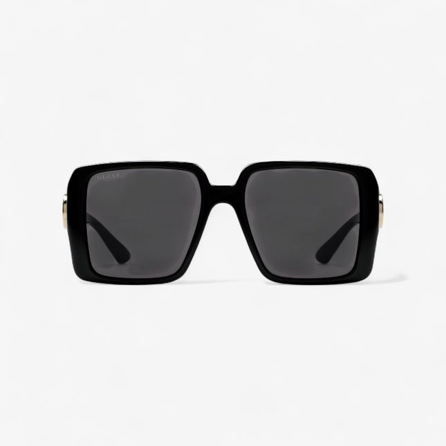 Gucci Interlocking G Oversized Sunglasses – Shiny Black