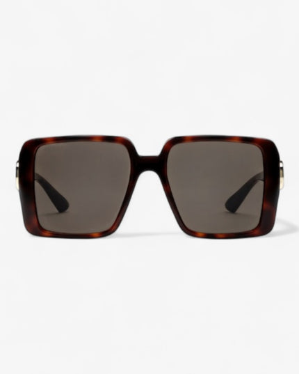 Gucci Interlocking G Oversized Sunglasses – Tortoiseshell Brown