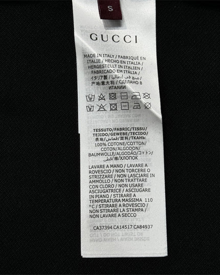  Gucci Interlocking Pocket Polo Shirt Top Version
