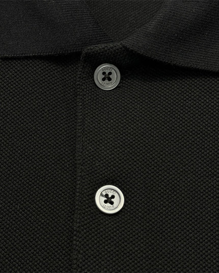  Gucci Interlocking Pocket Polo Shirt Top Version