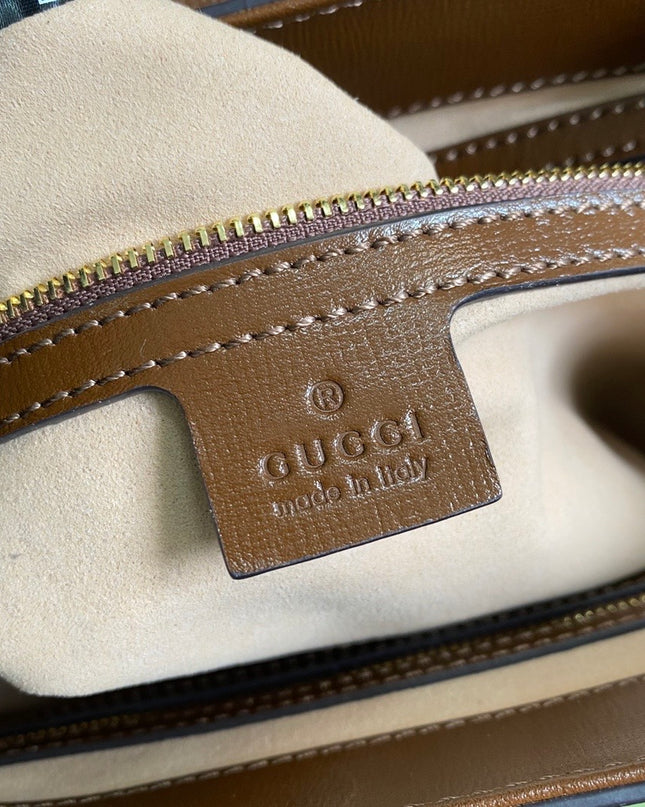 Gucci Jackie 1961 Medium Brown Tote Bag 649016