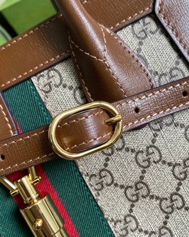 Gucci Jackie 1961 Medium Brown Tote Bag 649016