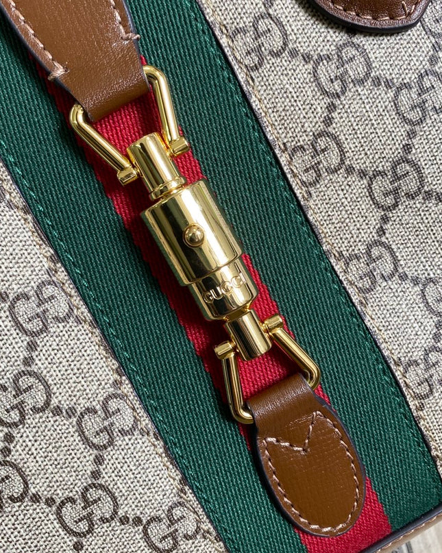 Gucci Jackie 1961 Medium Brown Tote Bag 649016
