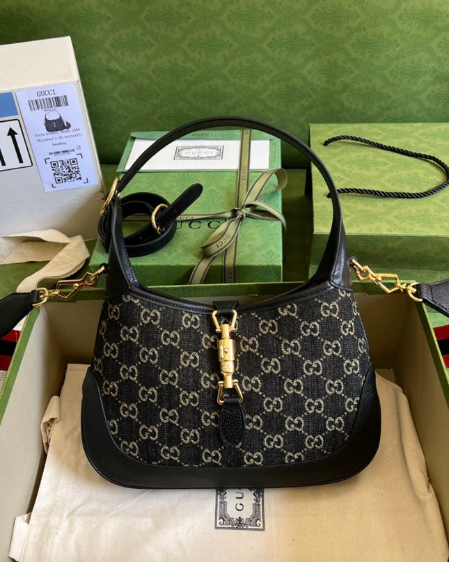Gucci Jackie 1961 Black Small Shoulder Bag 678843