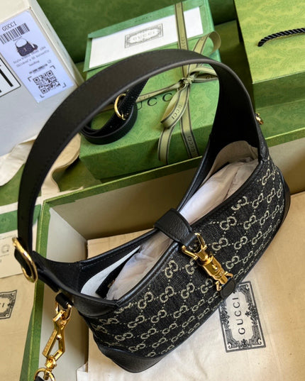 Gucci Jackie 1961 Black Small Shoulder Bag 678843