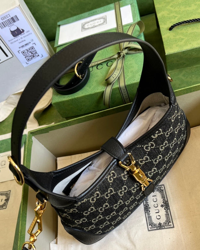 Gucci Jackie 1961 Black Small Shoulder Bag 678843