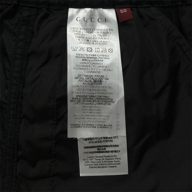 Gucci Jacquard Cargo Shorts in Black