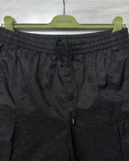 Gucci Jacquard Cargo Shorts in Black